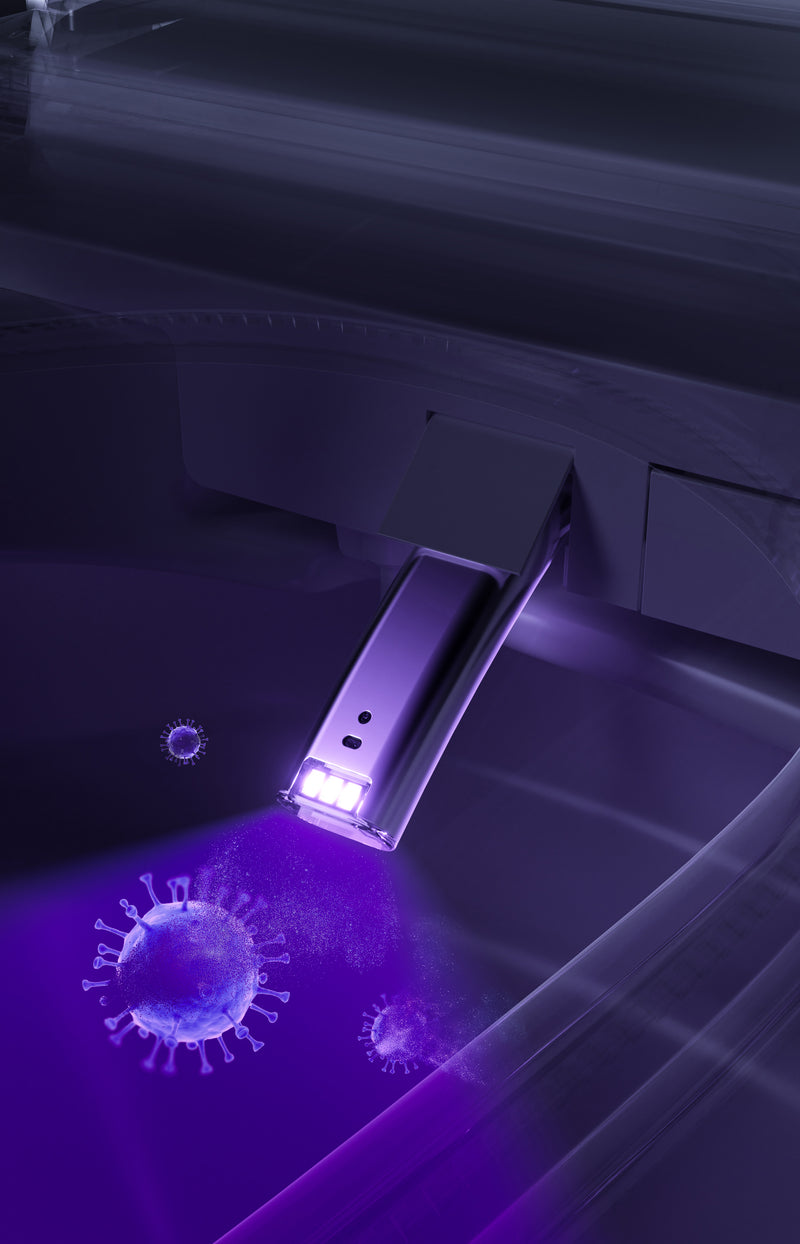 Vägghängd smarttoalett - PuroFlush Smart 007