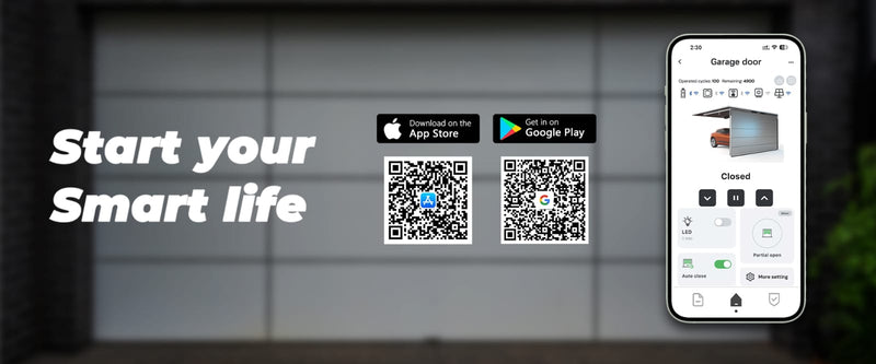 Garageportmotor ink skenor