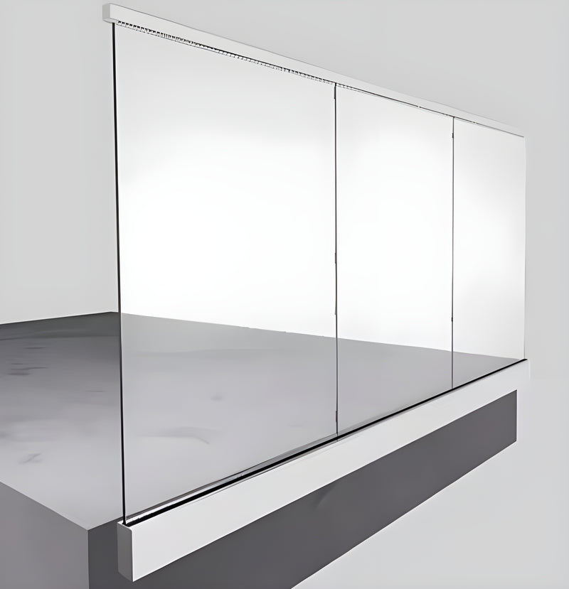 Sidomonterat Glasräcke