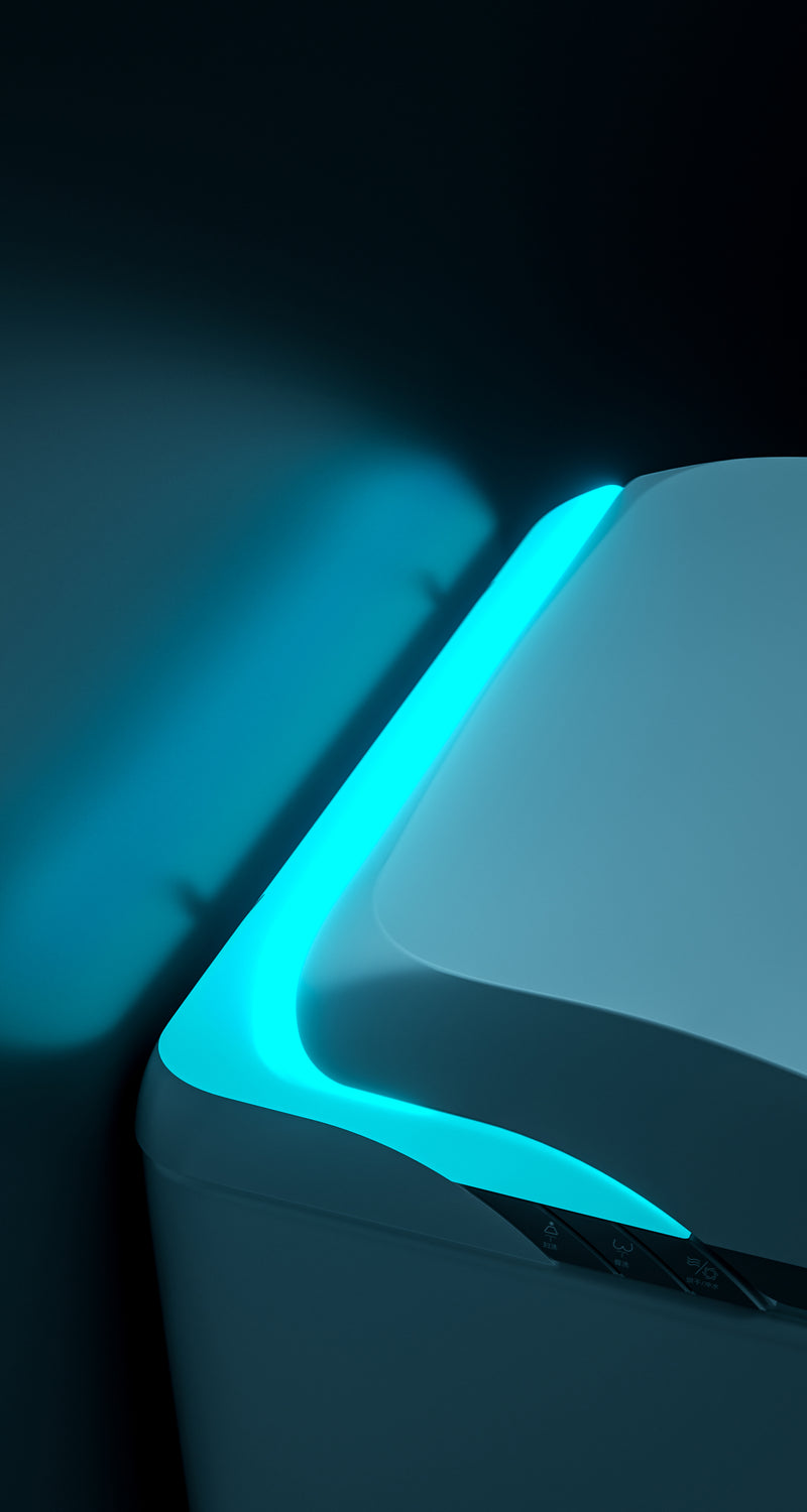 Vägghängd smarttoalett - PuroFlush Smart 007