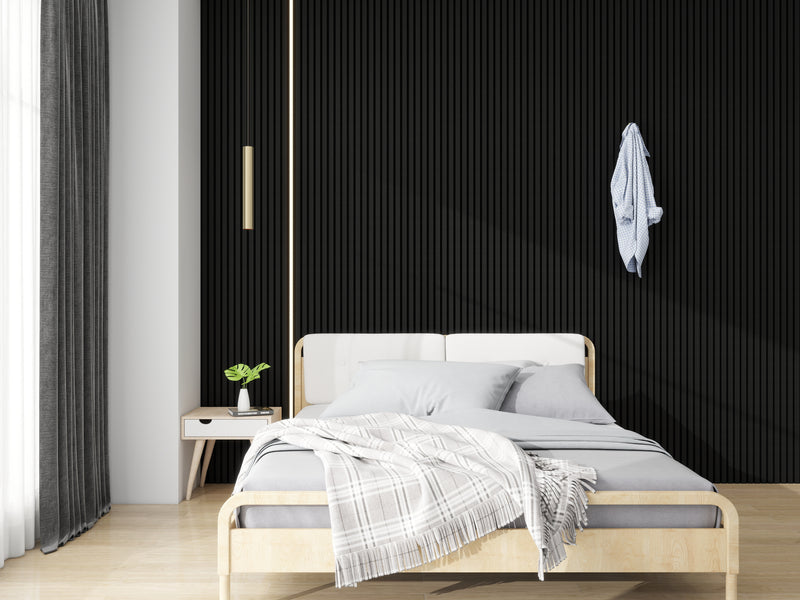 Akustikpanel 240x60 - Svart