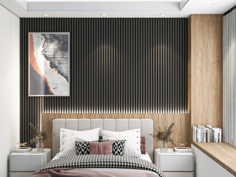 Akustikpanel 240x60 - Svart