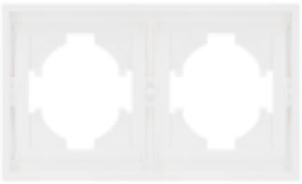Kombinationsram 2-fack – Z-202 – vit