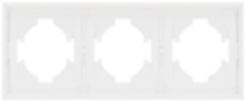 Kombinationsram 3-fack – Z-203 – vit
